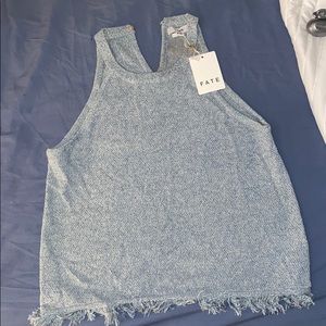 Fringe Knitter Halter Top